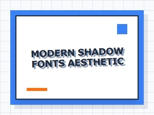 Free Modern Fonts with a Subtle Shadow Aesthetic